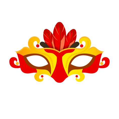 Carnival Mask With Feathers Png 39095180 Png