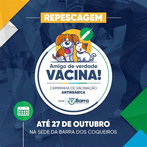 Vacina O Antirr Bica Prefeitura Da Barra Promove Repescagem Em Pontos