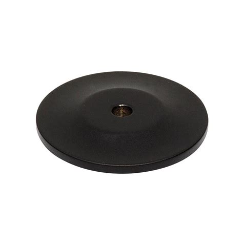 Knobs I Collection Solid Brass Backplate In Matte Black By