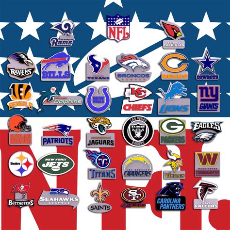 3d File Nfl All Logos Printable An Renderable 🏈・3d Printing Model To