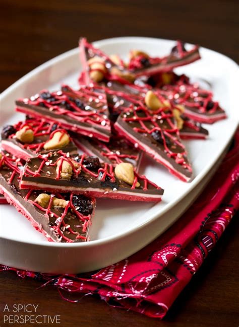 Valentine Chocolate Bark Recipe - A Spicy Perspective