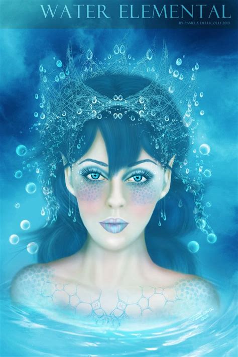 Water Elemental Portrait By Imaginedmoments On Deviantart Elemente