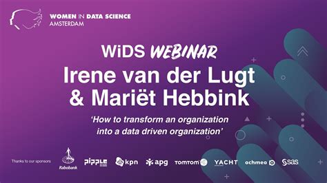 Women In Data Science Webinar Irene Van Der Lugt And Mari T Hebbink