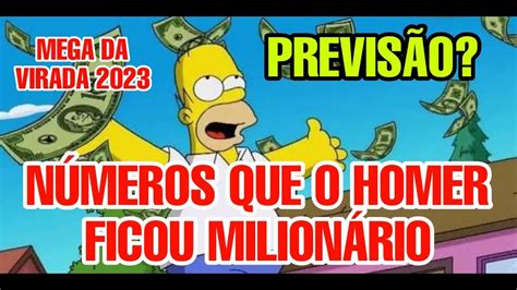 PREVISÃO DOS SIMPSONS PARA MEGA DA VIRADA 2023 PARA 2024 PALPITES