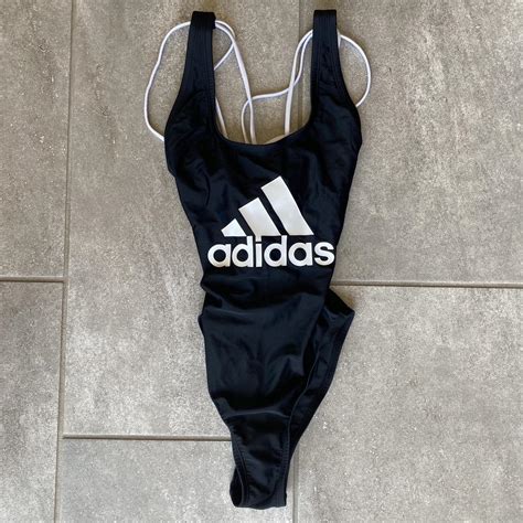 Adidas One Piece Swimsuit With Cheeky Back Seam Size Depop