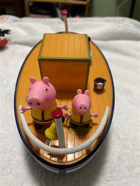 Original Peppa Pig boat with Peppa and George on Carousell