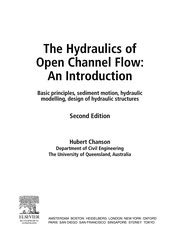 The Hydraulics Of Open Channel Flow By Hubert Chanson Open Library