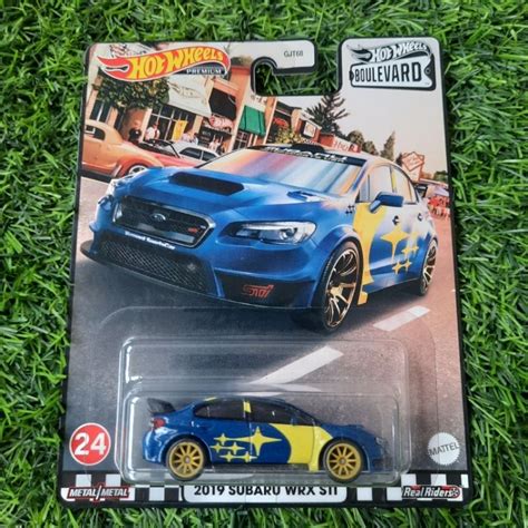 Jual Hot Wheels Premium 2019 Subaru WRX STI Blue Boulevard Shopee Indonesia
