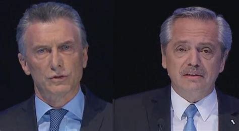 Debate Presidencial Frialdad Absoluta Entre Macri Y Fernández Mala