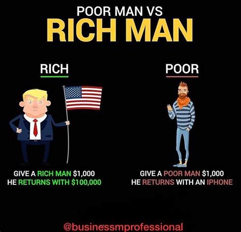 Poor Man Vs Rich Man Personal Finance Quotes Finance Quotes