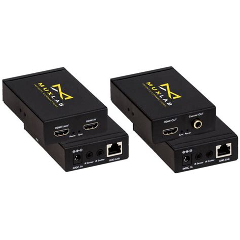 MuxLab HDMI Extender Kit For HD Video 164 Range 100504 B H