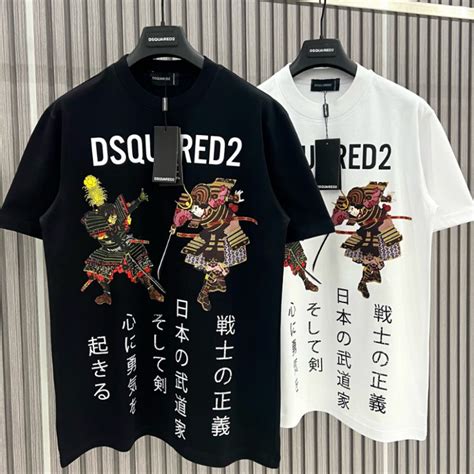 O Ph Ng Nam Dsq Samurai In Ch Nh T B N O Thun Unisex Dsquared Form R Ng Si U Hot