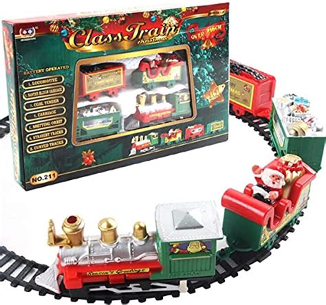 Christmas Electric Train Set 85 Safe Realistic Electric Railway Train