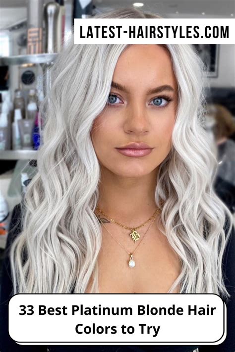 Platinum Blonde Hair Color Artofit