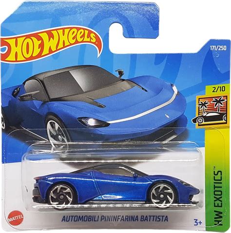 Hot Wheels Automobili Pininfarina Battista Hw Exotics Hcx Short Card Supercar