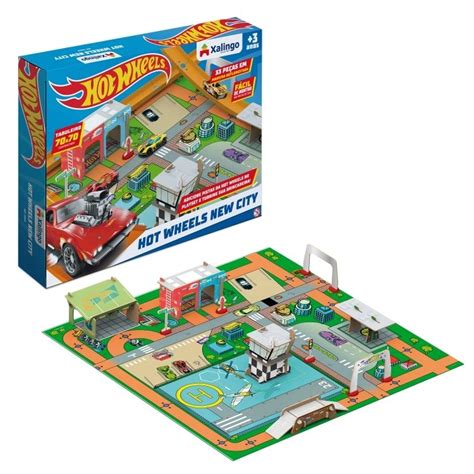 PLAYSET HOT WHEELS NEW CITY XALINGO BRINQUEDOS Vitrola BRINQUEDOS BRINQUEDOS