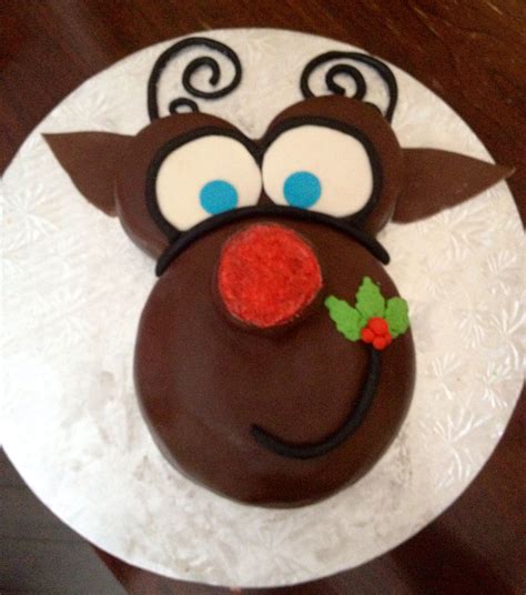 Rudolf Cake Cake Decorating Desserts Food