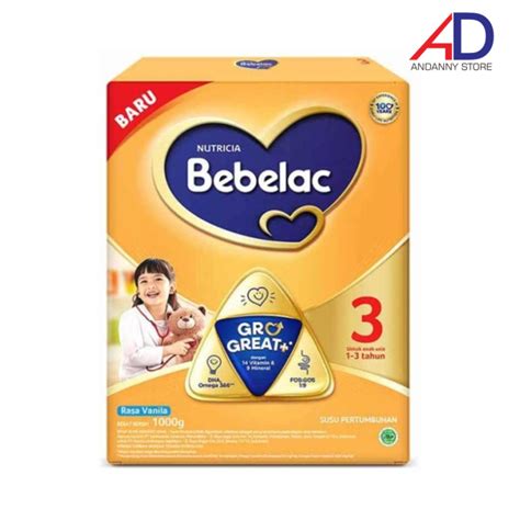 BEBELAC 3 1000GR 1KG 1 3 TAHUN SUSU FORMULA BAYI Lazada Indonesia