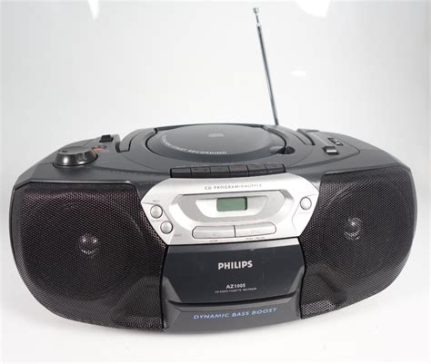 PHILIPS AZ1005 TRAGBARER CD PLAYER RADIO CASSETTE RECORDER