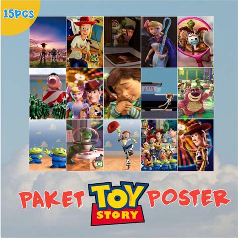 Jual Paket poster Toy story / Poster toy story / Poster animasi toy story - A6 - Kab. Bogor ...