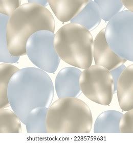 Modern Gold Silver Ballons Vector Backgroun Stock Vector Royalty Free