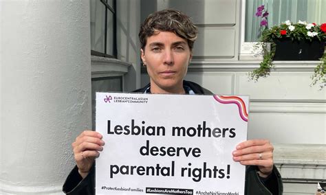 Protests Against Italy S Lesbian Mother Policy Take Place In London