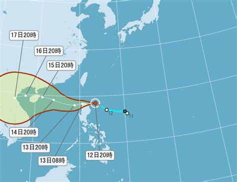 輕颱卡努形成 東半部易豪雨 新聞 Rti 中央廣播電臺