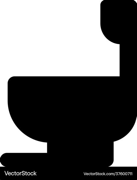 Toilet bowl Royalty Free Vector Image - VectorStock