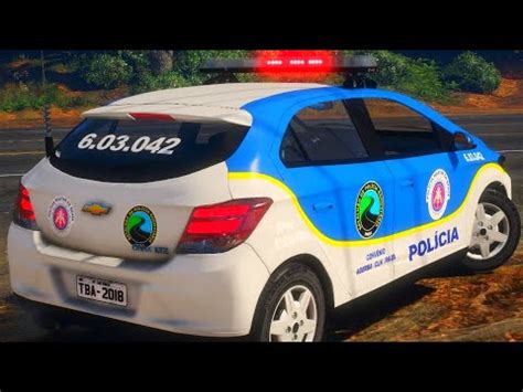 PMBA ONIX RODOVIARIA em ação GTA V POLICIA YouTube