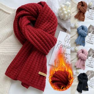 Thermal Neck Warmer Windproof Knitting Scarf Warm Neck Cover Bib