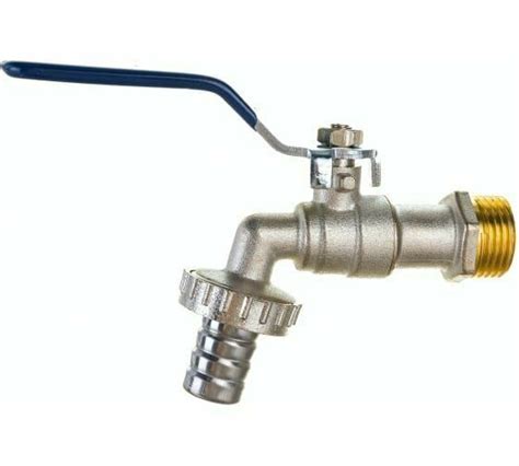 Кран водоразборный металл. с носиком никель 15 (1/2") - купить с ...