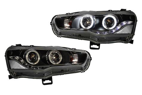 Тюнинг – комплект линзованных фар с led (devil eyes) с светящимися ...