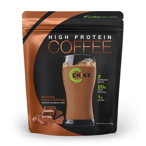 Chike High Protein Iced Coffee, Mocha, 20g Whey Protein, 27.1 Ounce