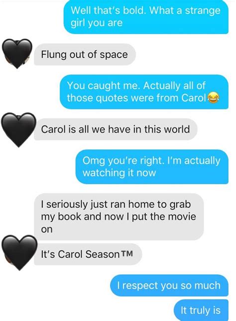 I Messaged Lesbians On Tinder Using Only ‘carol Quotes Go Magazine