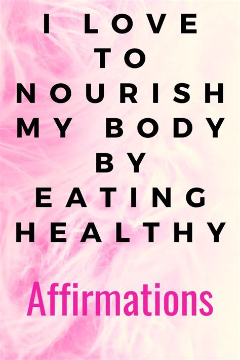 Healthy Eating Affirmations Healthy Affirmations Healthy Eating