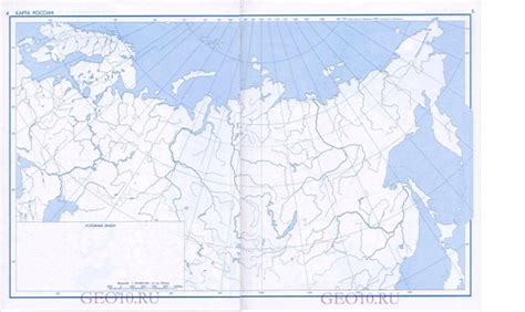 Контурная административная карта россии распечатать