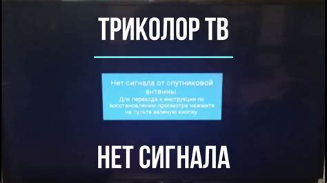 Триколор ТВ нет сигнала - YouTube