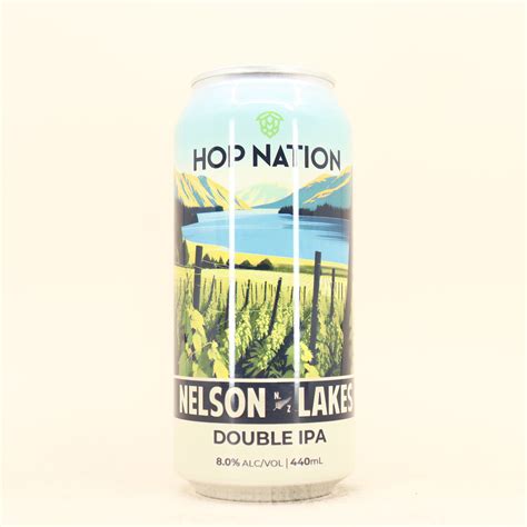 Hop Nation Nelson Lakes Double Ipa Can 440ml Beermash