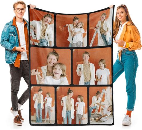 StellarStyle Gifts For Dad Customized Blanket With Photo Make A