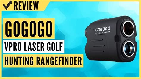 Gogogo Sport Vpro Laser Golf Hunting Rangefinder 6X Review YouTube