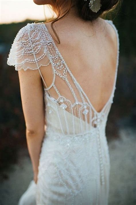 Vintage Lace Wedding Dresses Cap Sleeves