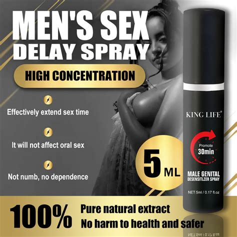 【king Life】men Delay Spray Long Lasting Sex Improve Sexual Life Quality