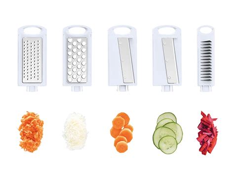 Ernesto Multi-Function Grater with 5 interchangeable attachments ...