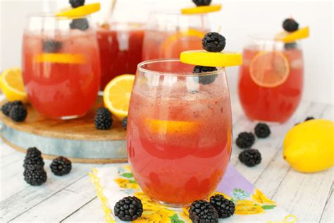 Sparkling Blackberry Lemonade Delightful E Made