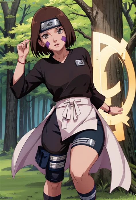 Masterpiece Solo 1girl Rin Nohara Naruto Big Breasts Pussy SeaArt AI