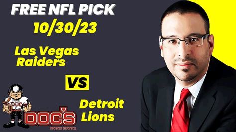 NFL Picks Las Vegas Raiders Vs Detroit Lions Prediction 10 30 2023