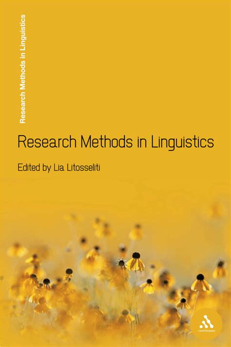 (PDF) Research Methods In Cognitive Linguistics