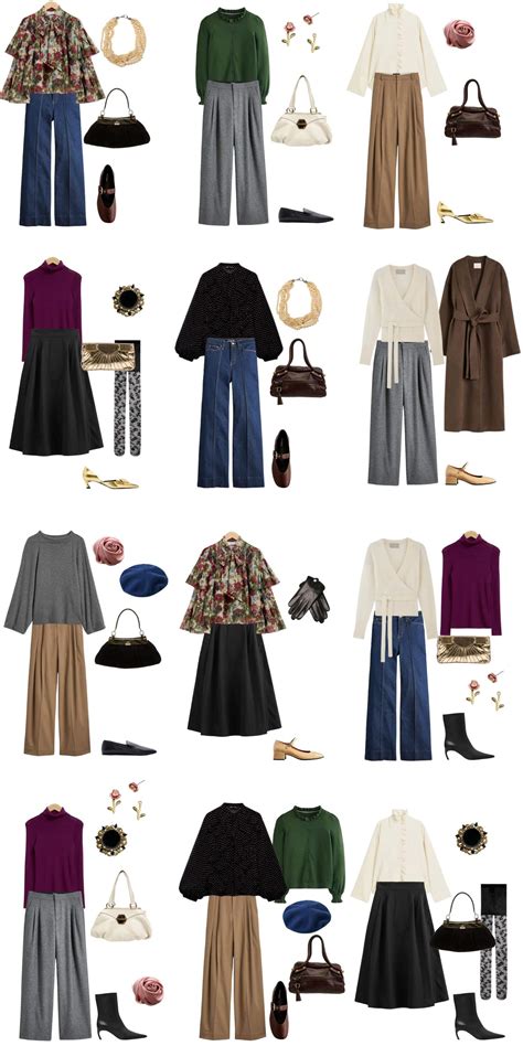 A 12 Piece Romantic Style Fall Capsule Wardrobe Livelovesara