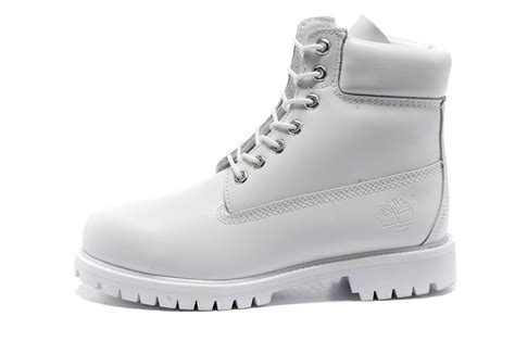 Timberland Mens 6 Inch Premium Waterproof Boots All White