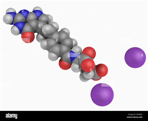 Pemetrexed Disodium Drug Molecule Stock Photo Alamy